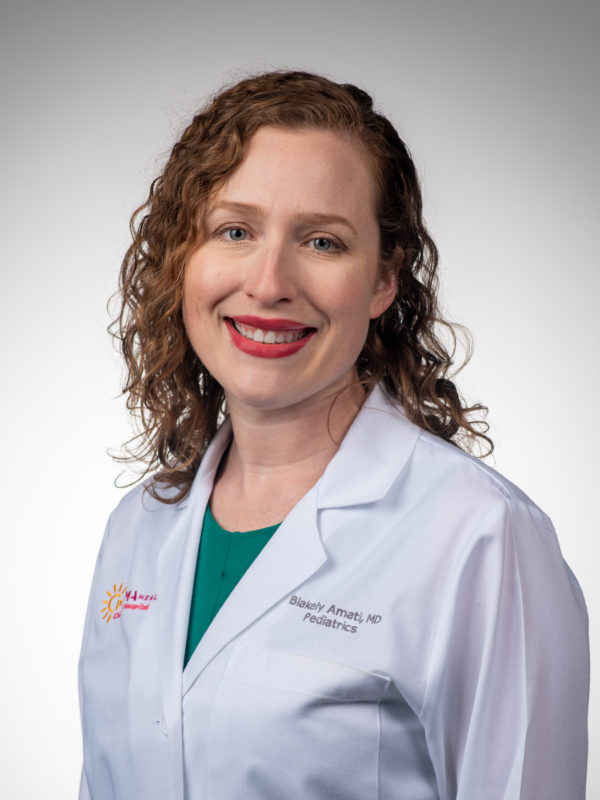 Dr. Jane Blakely Amati, Pediatrics