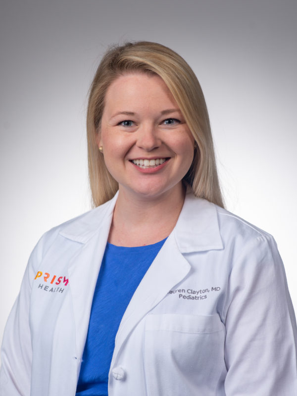 Prisma Health pediatrician Lauren Clayton, MD