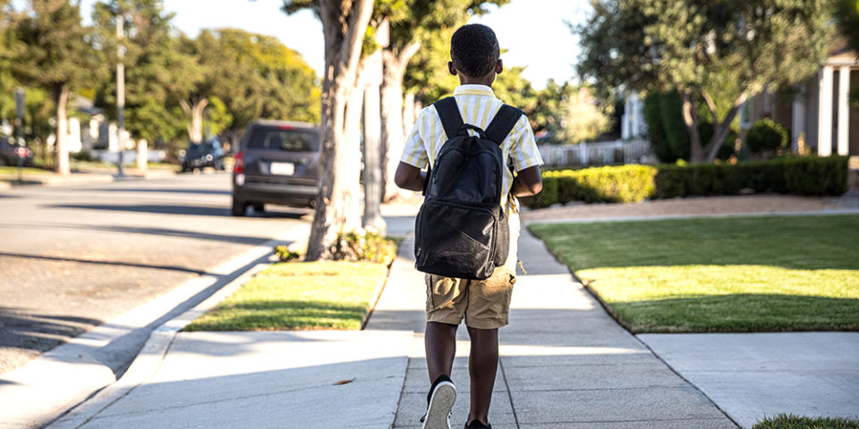Can children walk to school safely?