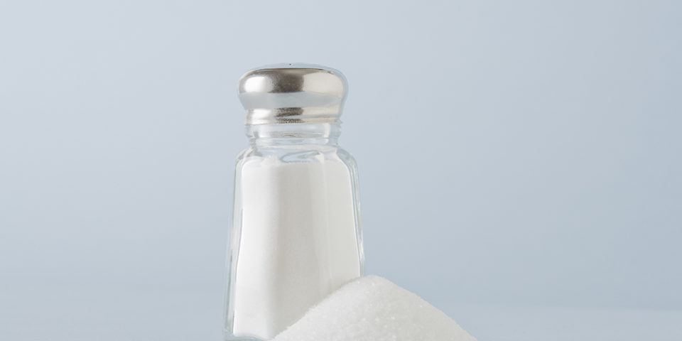 How does salt affect hypertension?