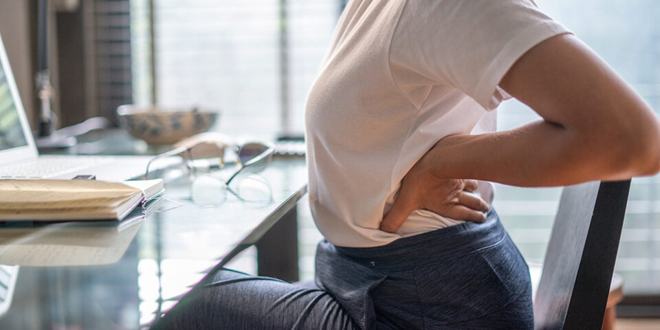 Persistent back pain at work