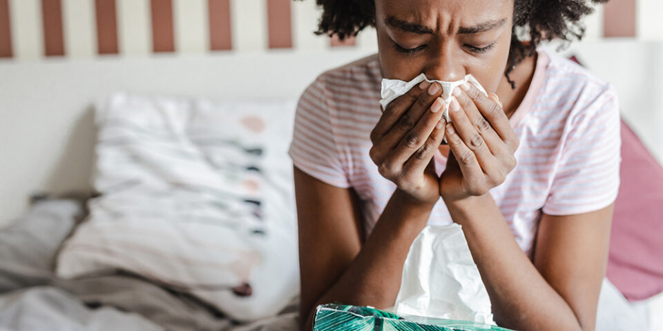 How do antivirals help with the flu?