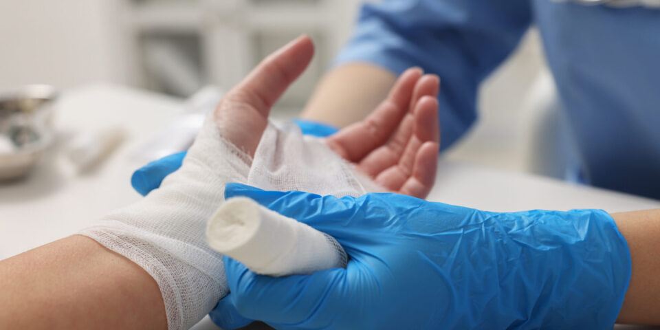 Wound care in a medical setting